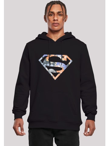F4NT4STIC Hoodie Hoodie DC Comics Superman Floral Logo Superheld in schwarz