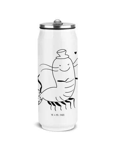 Mr. & Mrs. Panda Trinkflasche Hummer Weizen ohne Spruch in Weiß