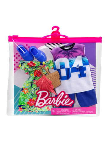 Barbie Sommer Style | Garderoben Set | Barbie & Ken Puppen-Kleidung | Mattel