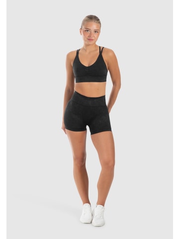 SMILODOX Shorts Cetrina Scrunch in Acid Schwarz