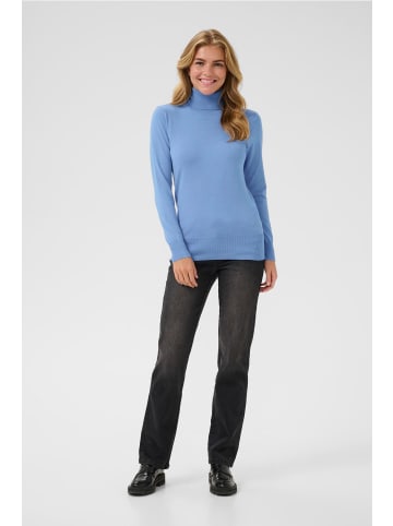 Kaffe Rollkragen Astrid Slim fit in Cornflower Blue