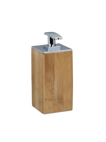 relaxdays 2 x Seifenspender in Natur - 225 ml