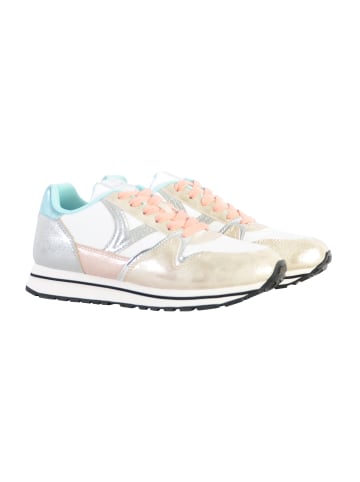 Victoria Sneaker mit Schnürung Blau