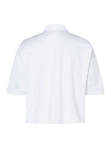 More & More boxy, oversized Kurzbluse in white