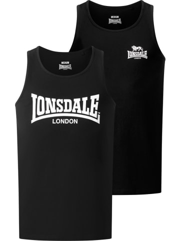 Lonsdale T-Shirt "Tughall" in Schwarz