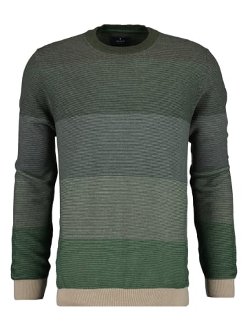 Ragman V-Ausschnitt Pullover in grün