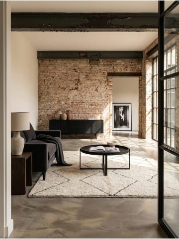 KADIMA DESIGN Couchtisch 60x60x35 cm Mango Massivholz / Metall Sofatisch