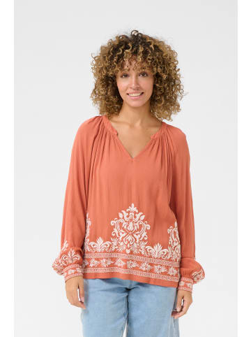 Cream Langarm-Bluse CRZoe Regular fit in Bruschetta