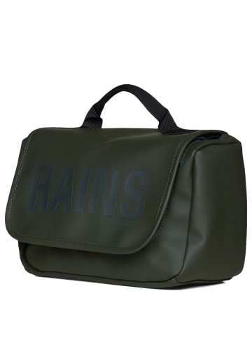 RAINS Texel - Kulturbeutel zum Aufhängen 27 cm (black) in grün