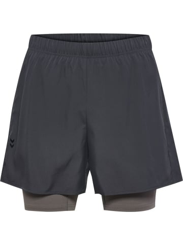 Hummel Short "Hiit Intensity 2 In 1 Shorts" in Grau