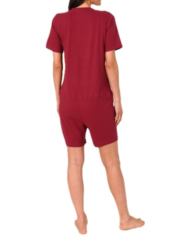 NORMANN Pflegeoverall kurzarm Reißverschluss Bein - 88662 in beere