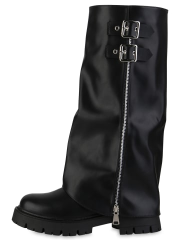 VAN HILL Bikerstiefel Mia in Schwarz