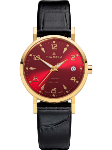 TUW Ruhla Uhr in Rot