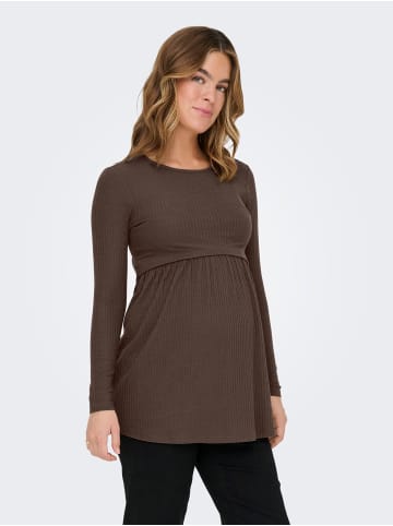 ONLY Bluse in Chocolate Brown