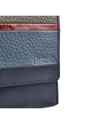 Bench Geldbörse RFID Schutz Leder 10 cm dunkelblau