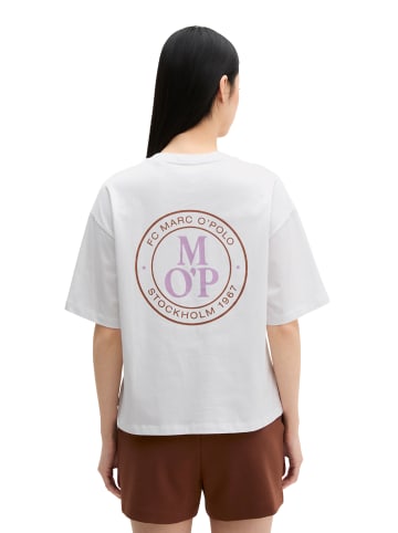 Marc O'Polo MOP Club '67   T-Shirt , Oversized, Back Print in Weiß