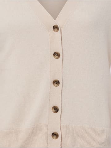 Marie Lund Strickjacke in beige - 0001