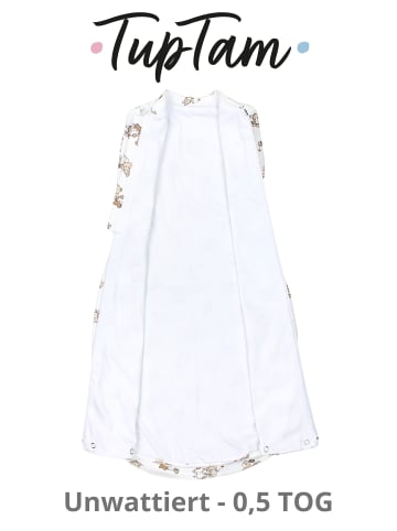TupTam Babay Schlafsack Pucksack Round in weiß/beige