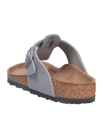 Birkenstock Tieffußbett Pantolette in grau