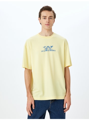 KOTON TSHIRT SS in Gelb