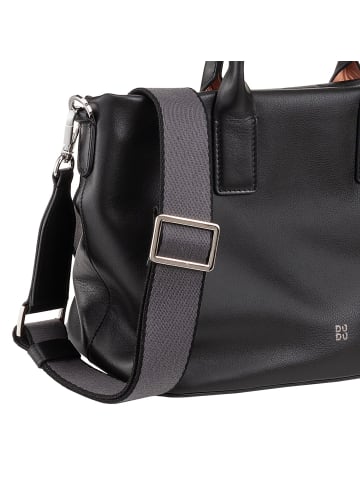 DuDu Jaqueline Handtasche Leder 28 cm black