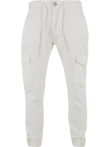 2Y Premium Cargo Trousers in cream