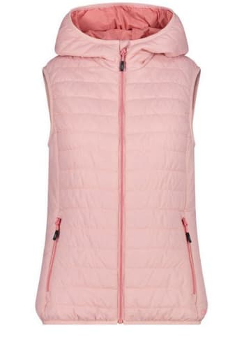 cmp Funktionsweste WOMAN VEST FIX HOOD in Rose