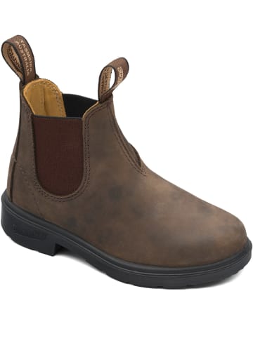 Blundstone Chelsea Boot "565 Rustic Brown Leather (Kids)" in Braun