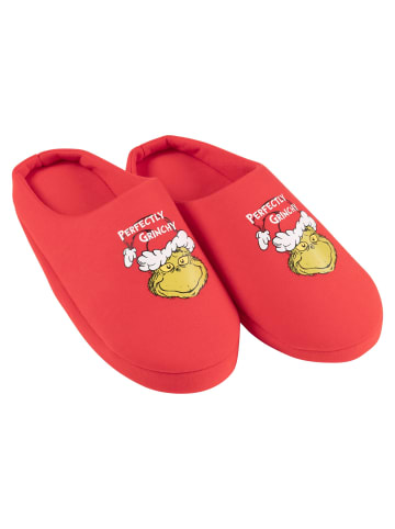 The Grinch The Grinch Hausschuhe Perfectly Grinchy Slipper Pantoffeln Puschen in rot