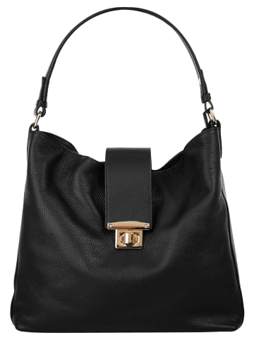 Samantha Look Shopper echt Leder in schwarz