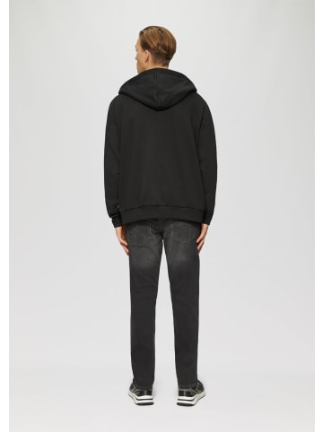 QS Sweatshirt Jacke in 9999_schwarz