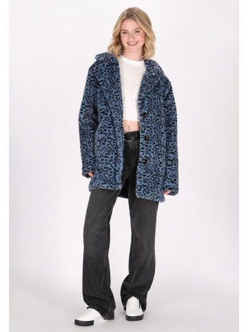 myMo Damen Coat in Blau Schwarz