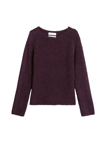 Marc O'Polo Bouclé-Pullover regular in Pure Plum