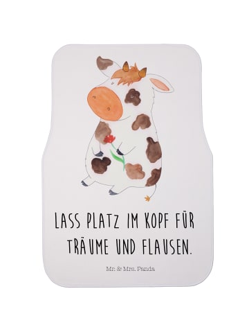 Mr. & Mrs. Panda Automatte Kuh mit Spruch in Weiß