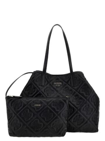 Guess Handtasche Vikky II Large in Black logo