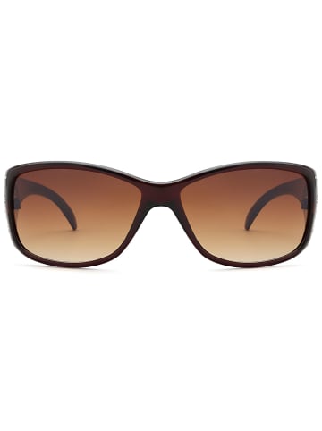 styleBREAKER Sonnenbrille in Braun / Braun Verlauf