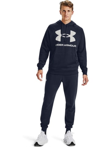 Under Armour Hoodie "UA Rival Fleece Big Logo Hoodie" in Blau