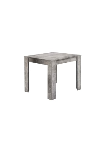 byLiving Esstisch NEPAL in Beton-Optik - (B) 80 (T) x 80 x (H) 75 cm