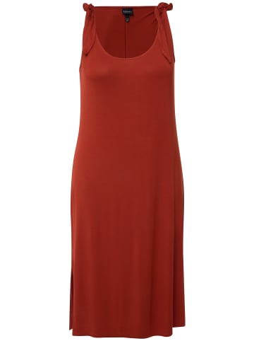 Ulla Popken Midikleid in terracotta