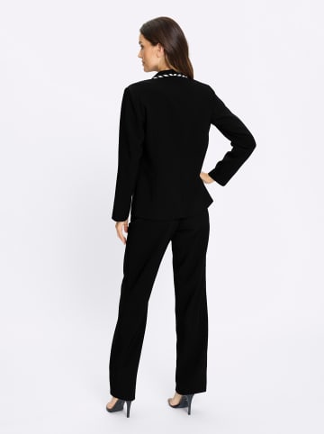 Heine Hosenanzug in schwarz-ecru