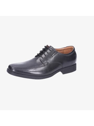 Clarks Schnürschuh Tilden Walk in black leather