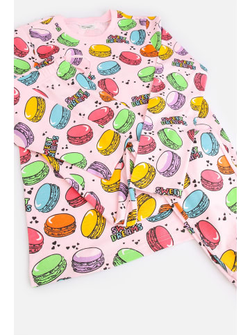 Coccodrillo Pyjama für Mädchen in rosa