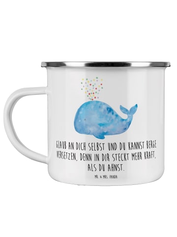 Mr. & Mrs. Panda Teetasse Selbstvertrauen stärken mit Spruch in Weiß