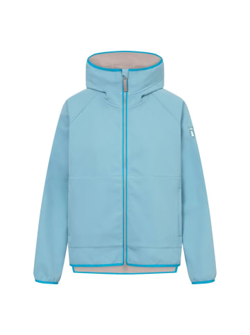 Derbe Softshelljacke Peutby in milky blue/cobblestone