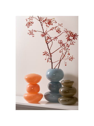 Present Time Vase Bubbles - Orange - 18x18x25cm