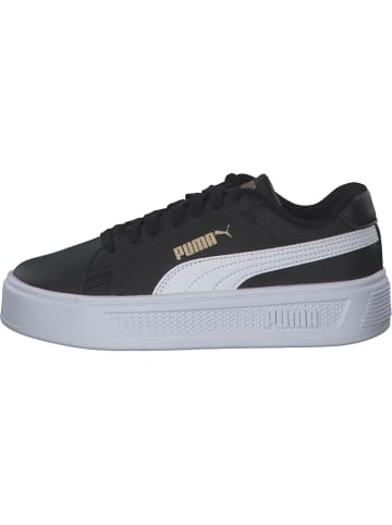 Puma Schnürschuhe in black/white