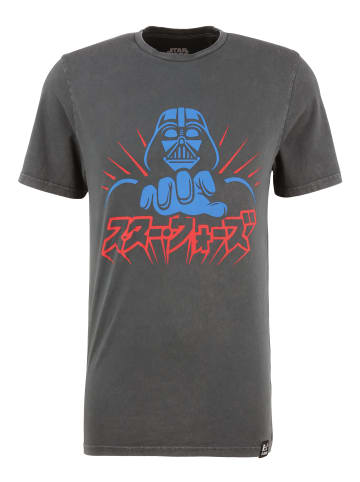 Recovered T-Shirt Star Wars Vader Japanese in Grau