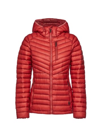 Black Diamond W APPROACH DOWN HOODY in Dunkelrot