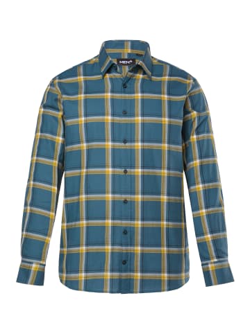 Men Plus Hemd in lagunen grün