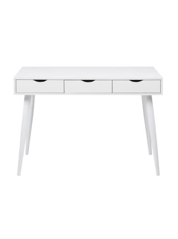 ebuy24 Schreibtisch Nula Weiß 110 x 50 cm
